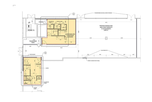 proposed floor plan