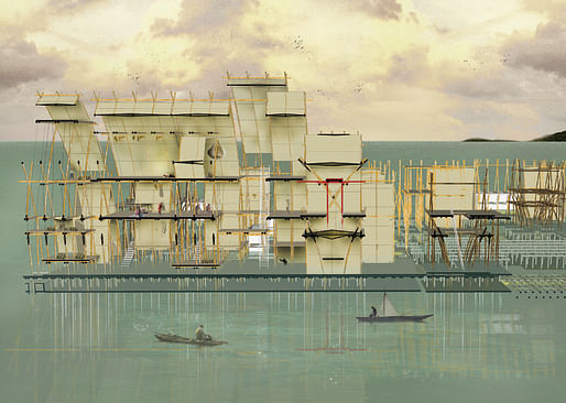 2nd Place - Eco-Shelterscape of Fishery By Huang Yi.