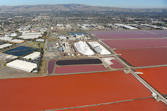 Cargill Salt, © Center for Land Use Interpretation from Around the Bay: Man-Made Sites of Interest in the San Francisco Bay Region (Blast Books).