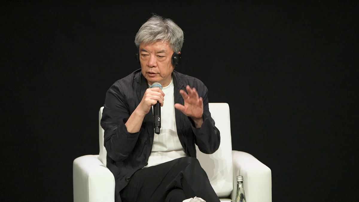 Pritzker Prize winner Liu Jiakun talks about 'On Land: for Community' with fellow laureates