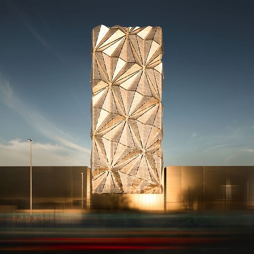 Greenwich Peninsula Low Carbon Energy Center by C.F. Møller Architects. Image copyright: Mark Hadden.