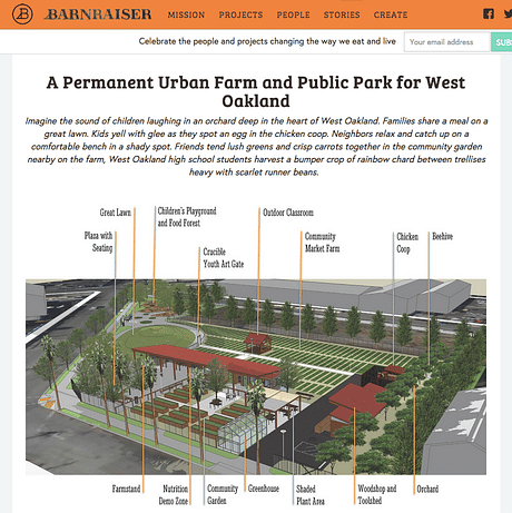 West Oakland Urban Farm and Park...permitted, seeks more funding 
