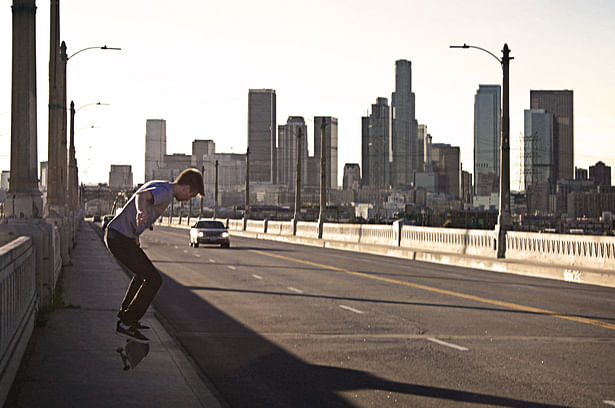 original photo: 6th Street Bridge skate shoot