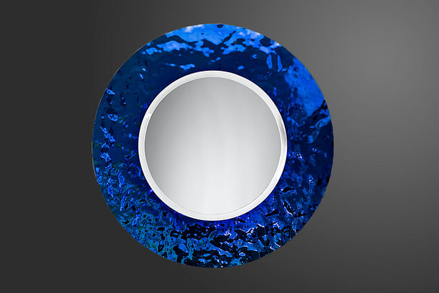 Circle Mirror Indigo