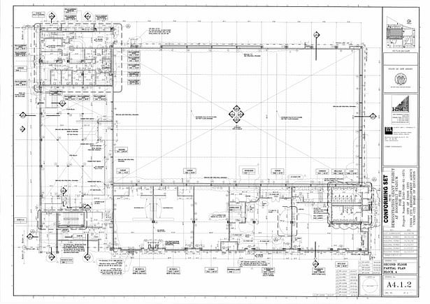 Second Floor - Partial Plan, Block 4