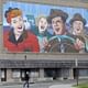 An “I Love Lucy” mural on a building in Jamestown, N.Y. The popular TV show signaled a shift in American living from cities to suburbs. (AP Photo/David Duprey)
