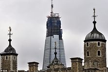 Highest ever crane installed in London as work begins to complete Shard skyscraper