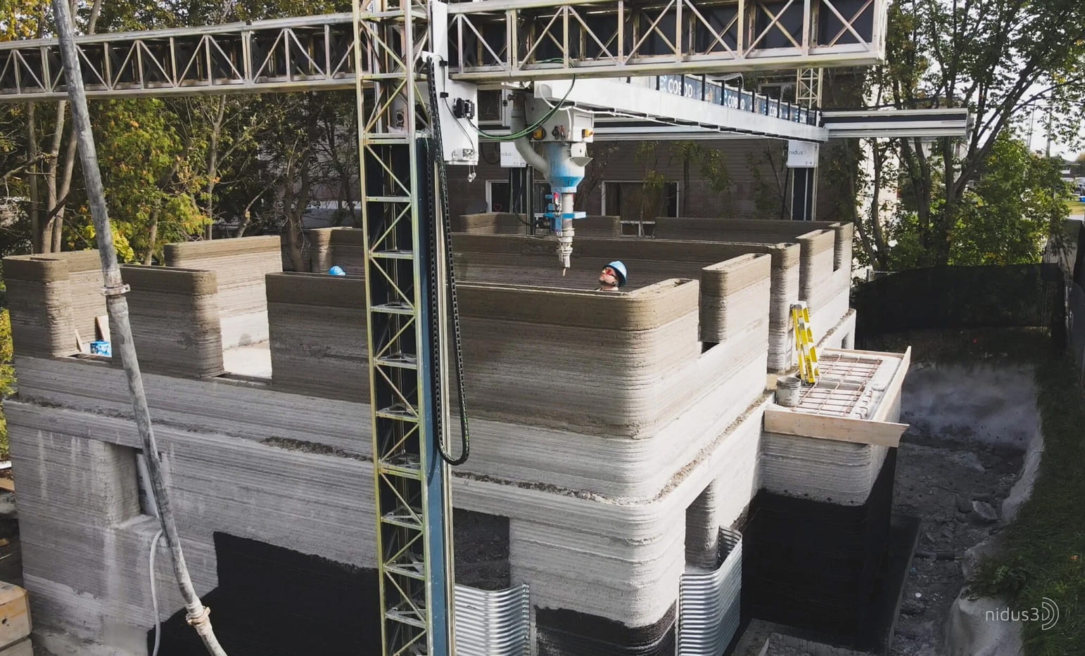 Nidus3D completes North America's first 3D printed three-story building ...