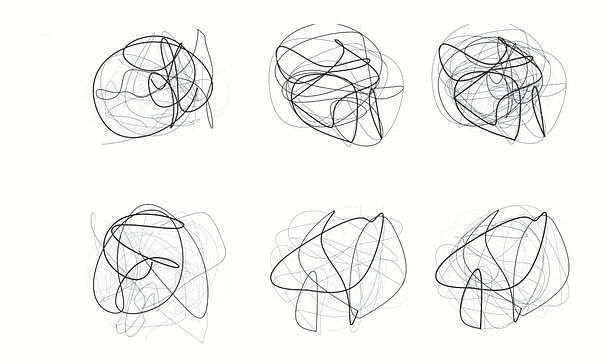 Body Motion Translated into Line-work