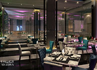 Fine dining fusion restaurant interior design in Dubai