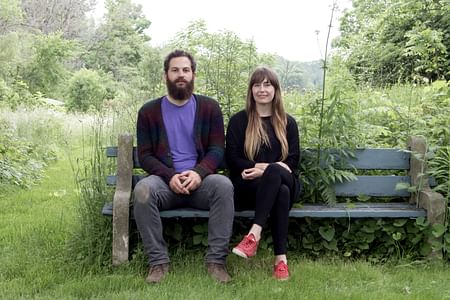 Greg Corso (left) and Molly Hunker (right), co-founders of SPORTS. 