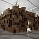 Zimoun + Hannes Zweifel : 200 prepared dc-motors, 2000 cardboard elements 70x70cm, 2011