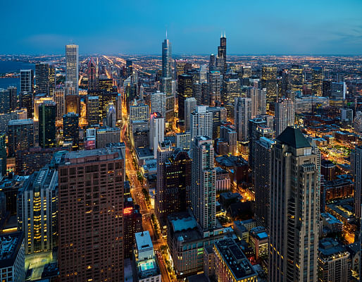 Chicago skyline. Photo: Pedro Szekely/Flickr.