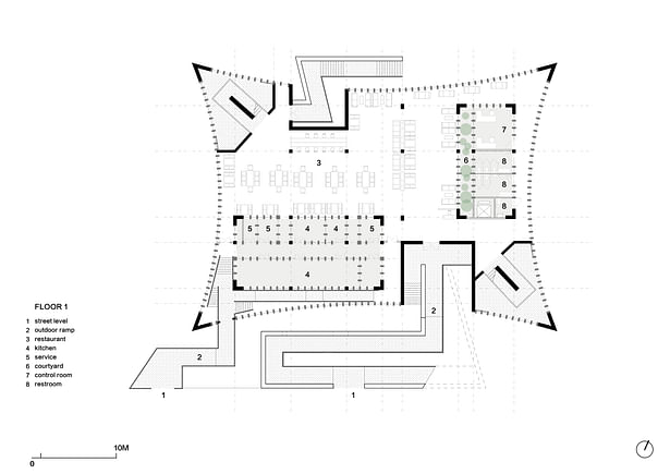 First Floor Plan (Credits: West-line Studio)