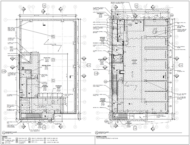 Basement & First Floor Plans