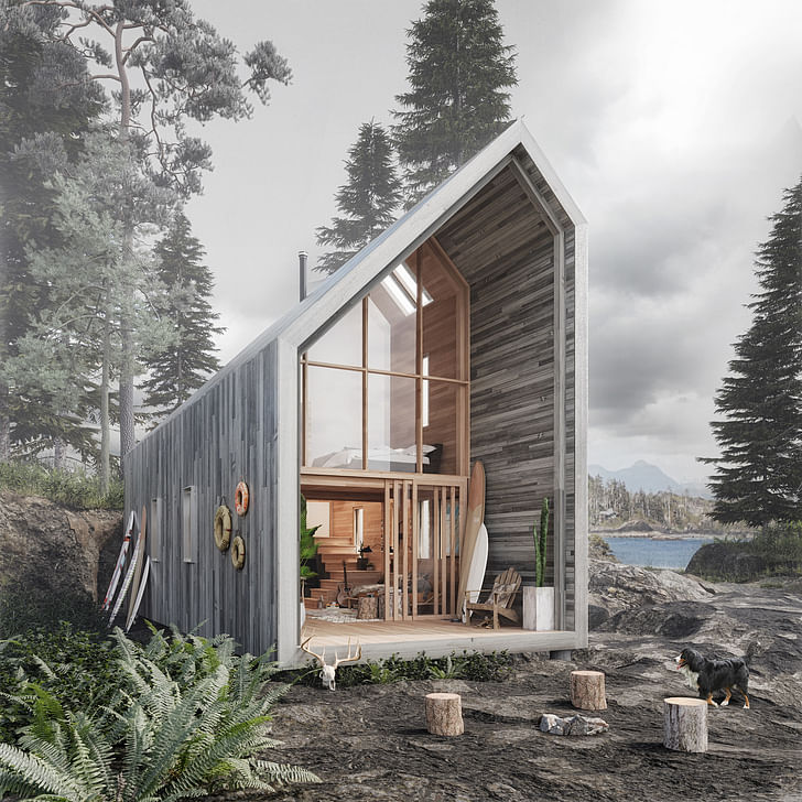 The Backcountry Hut Company, Surf Shack. Photo courtesy of Leckie Studio.