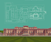 Architect creates detailed floor plans of Buckingham Palace