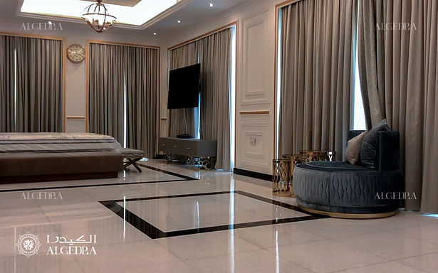 Villa master bedroom interior design