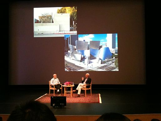 Paul Goldberger and James Cuno discuss Gehry's Danziger Studio and Walt Disney Concert Hall.