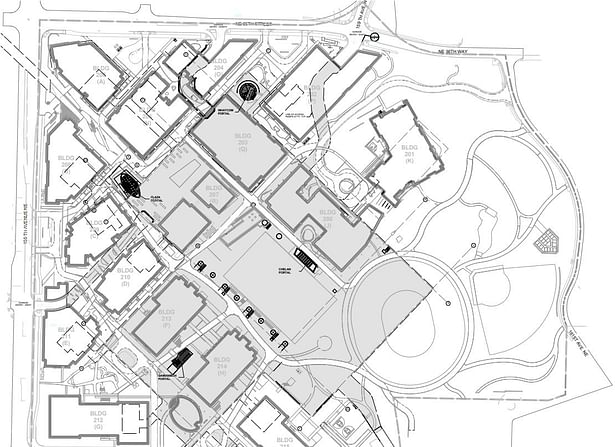 Site Drawing (Grey Indicates Underground Parking)