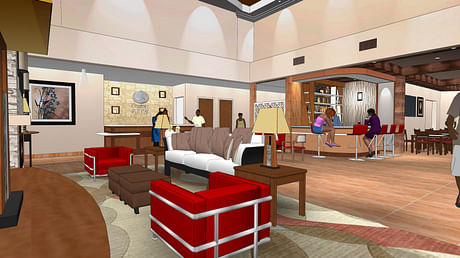 Interior Lobby for Comfort Suites at Dallas Executive Airport