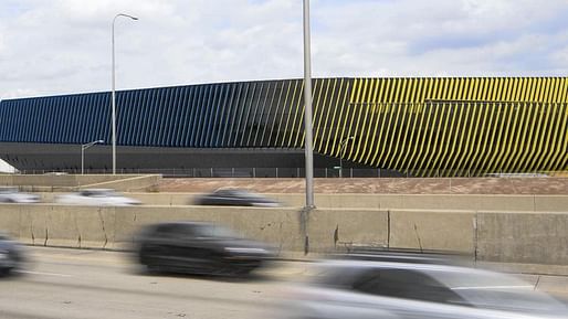 El Centro depicted in a doctored photograph, with a series of air-handling units removed. Credit: the American Institute of Architects