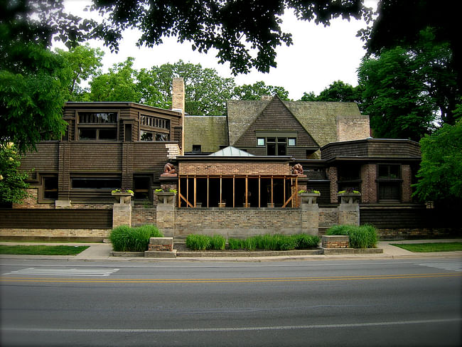 Frank Lloyd Wright Home and Studio. Photo: Jennifer Morrow, via flickr.