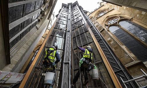 Ptolemy Dean’s Weston Tower, the latest addition to Westminster Abbey since 1745. Image: Leon Neal/Getty Images.