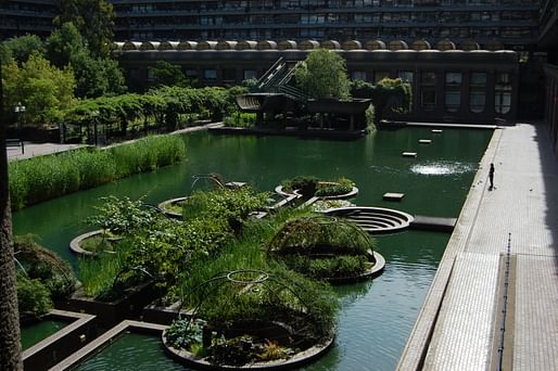 Barbican Estates in London. Image via Wikipedia/Andy Mabbett.