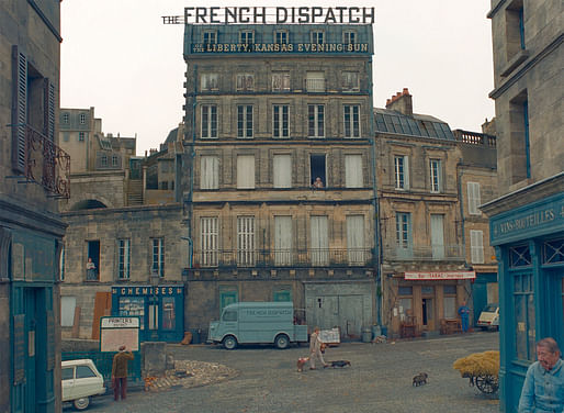Scene from Wes Anderson's upcoming movie, "The French Dispatch." Image courtesy Searchlight Pictures.