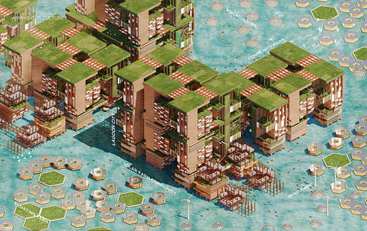 '2050 Lagos Amphibious City' by Gi Chul Choe, Joanne Li
