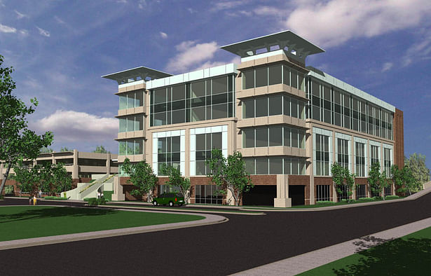 Carillion Health System Exterior Rendering