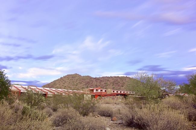 Taliesin West (begun 1938, Scottsdale, Arizona); Photo by Andrew Pielage.