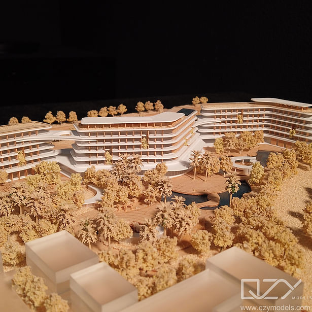 The Aglile Hotel Architectural Model