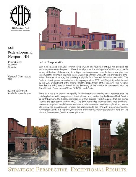 66-Unit Mill Conversion in Newport, NH