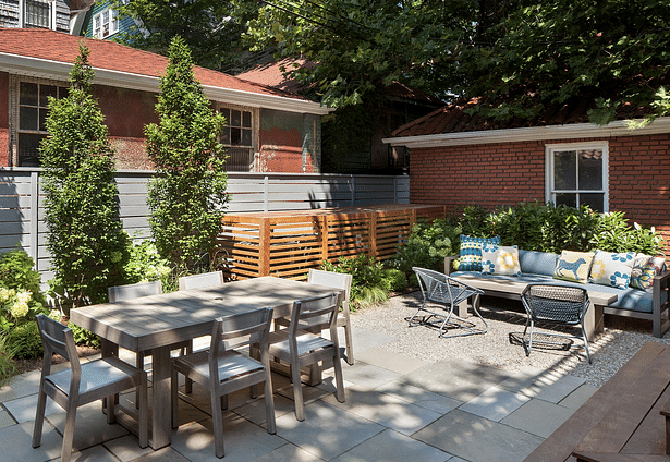 Contemporary Backyard Garden