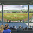 Lexington County Blowfish Stadium - View from the press box