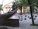 memorial to Mikhail Sholokhov in Moscow, Gogol boulevard via Wikipedia