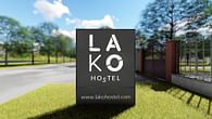 LAKO hostel sign