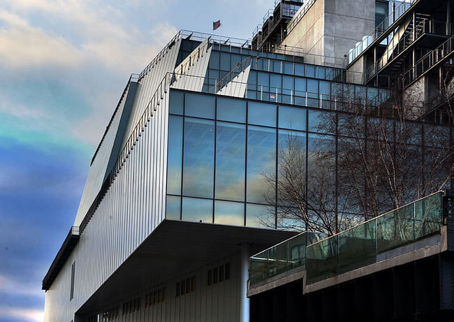 The building's southeast corner in Dec. 2014. Credit: Ed Lederman via the Whitney Museum of American Art