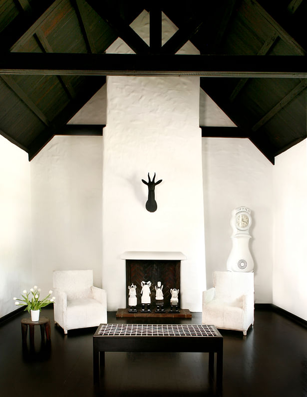 Living Room, Cape Dutch House, Photo by Ariela Grossman
