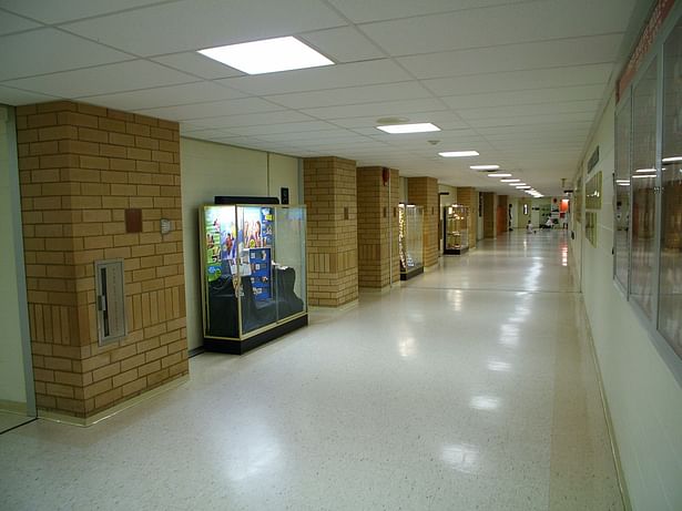 INTERIOR VIEW OF CORRIDOR