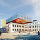 Rendering of the winning design for the new University of Graz Library by Atelier Thomas Pucher. Image courtesy of Atelier Thomas Pucher.