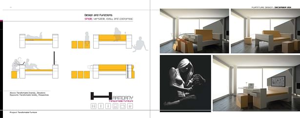 Main Page- Main Perspective & Vertical Section & Floor Plan