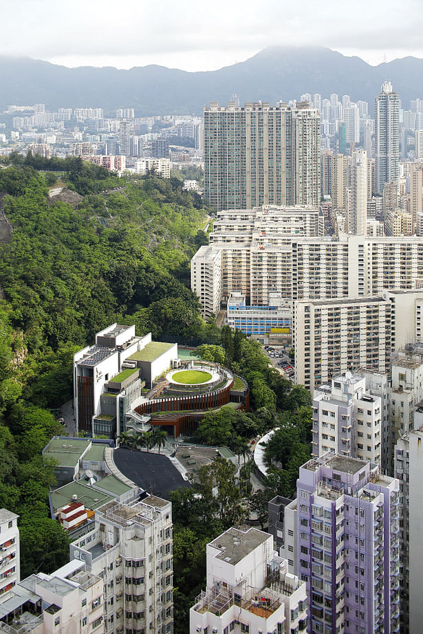 A theatre inside a park; A park insides a theatre