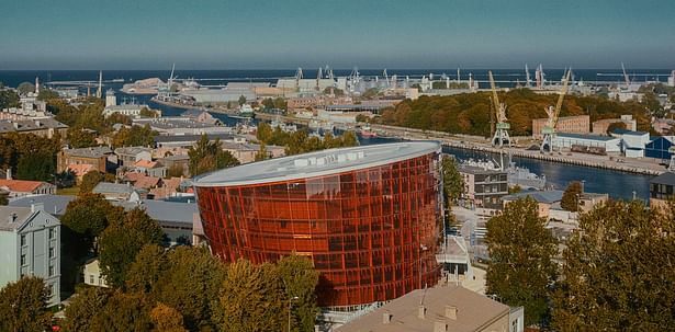 Great Amber - Bird view towards Baltic Sea