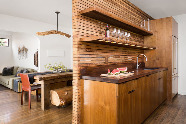 Boise Residence Kitchen towards Dining Room 