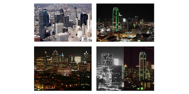 1401 was the first tower in Downtown Dallas to integrate a lighting system as an architectural element.