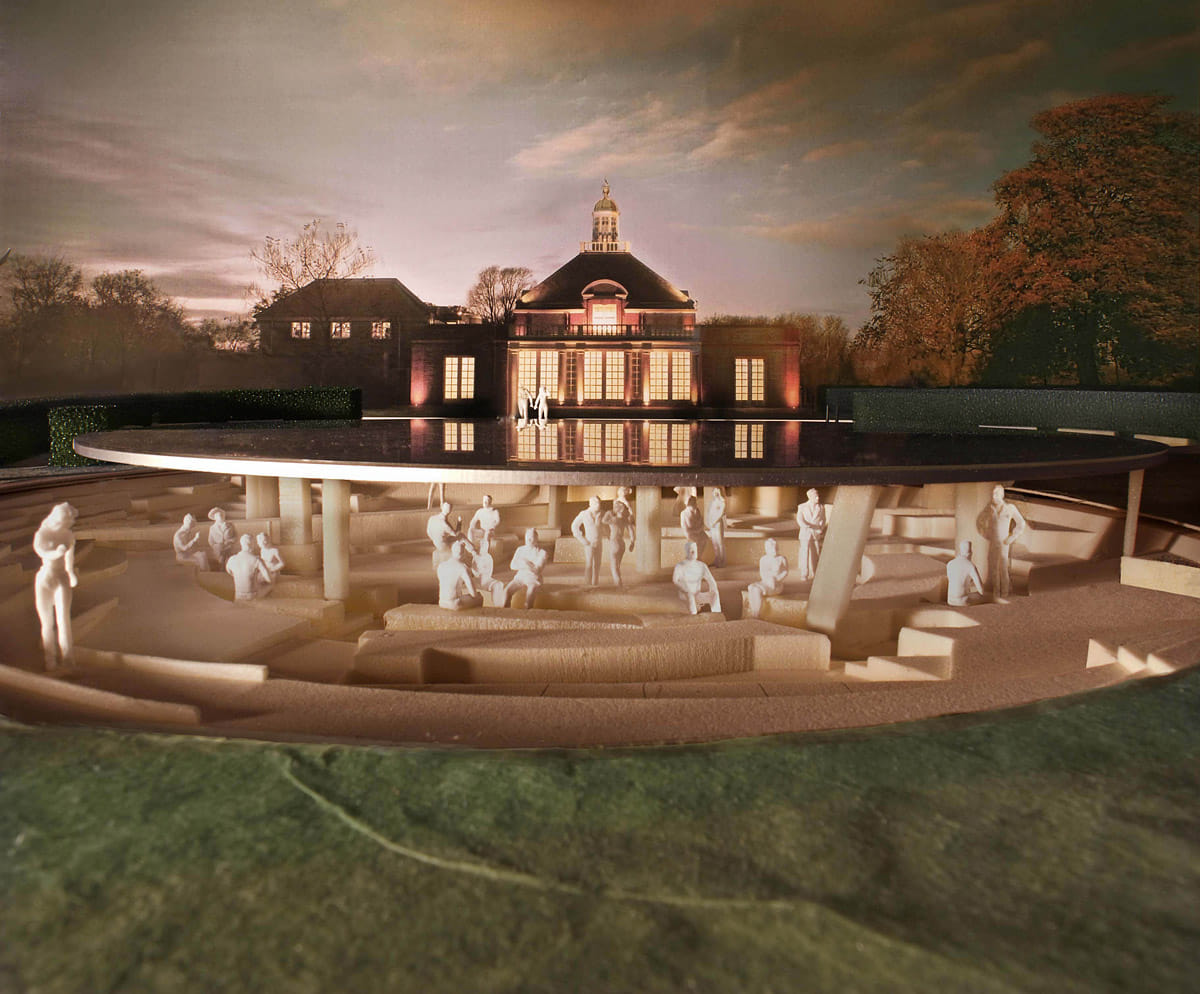 First Images of the 2012 Serpentine Gallery Pavilion by Herzog