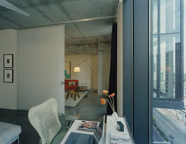 Interior view of an individual residential apartment.